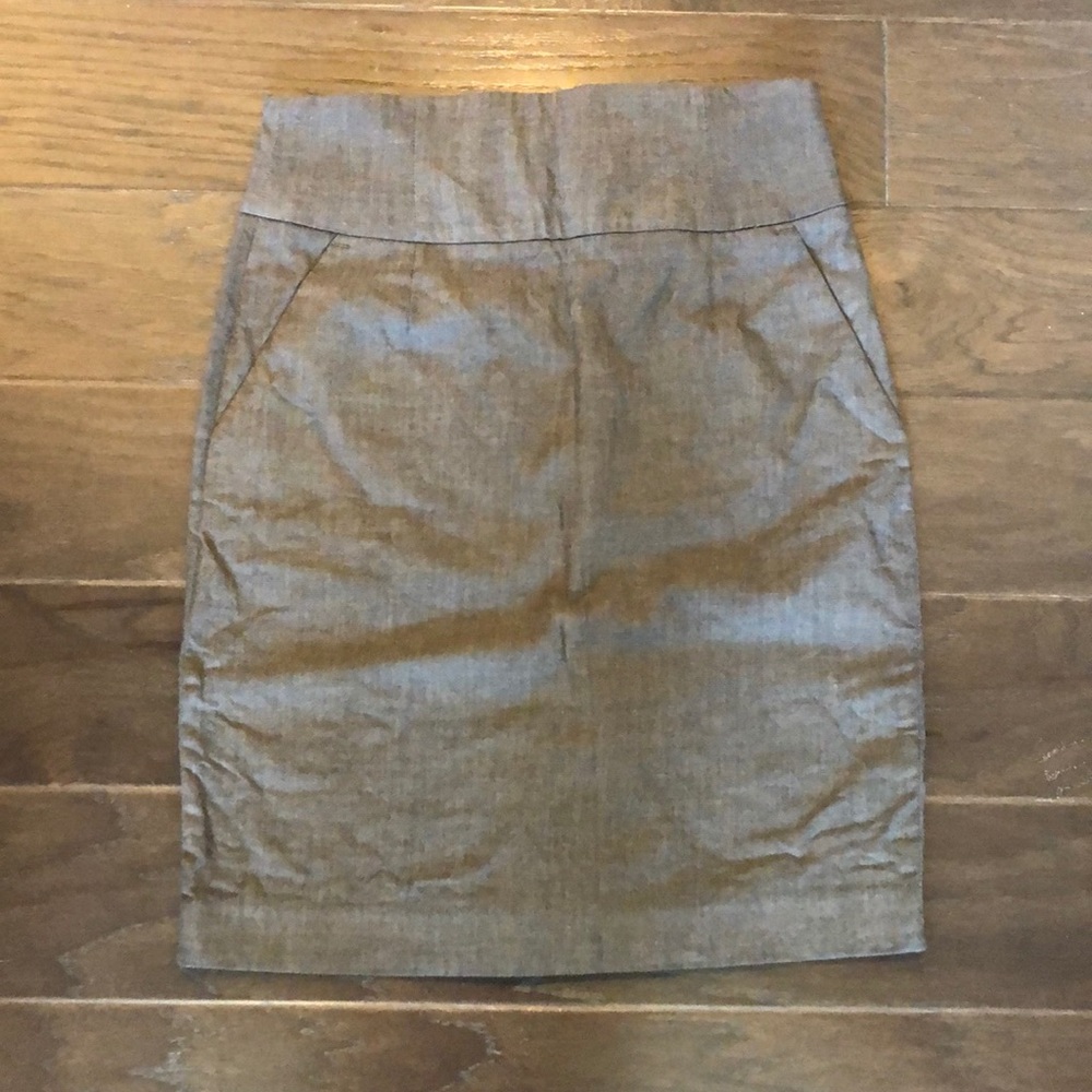 Banana Republic brown pencil skirt with stretch